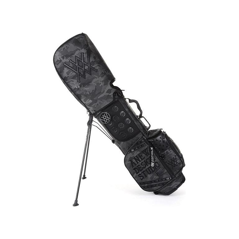 ANEW Golf: Dark Camo Stand Bag - Black