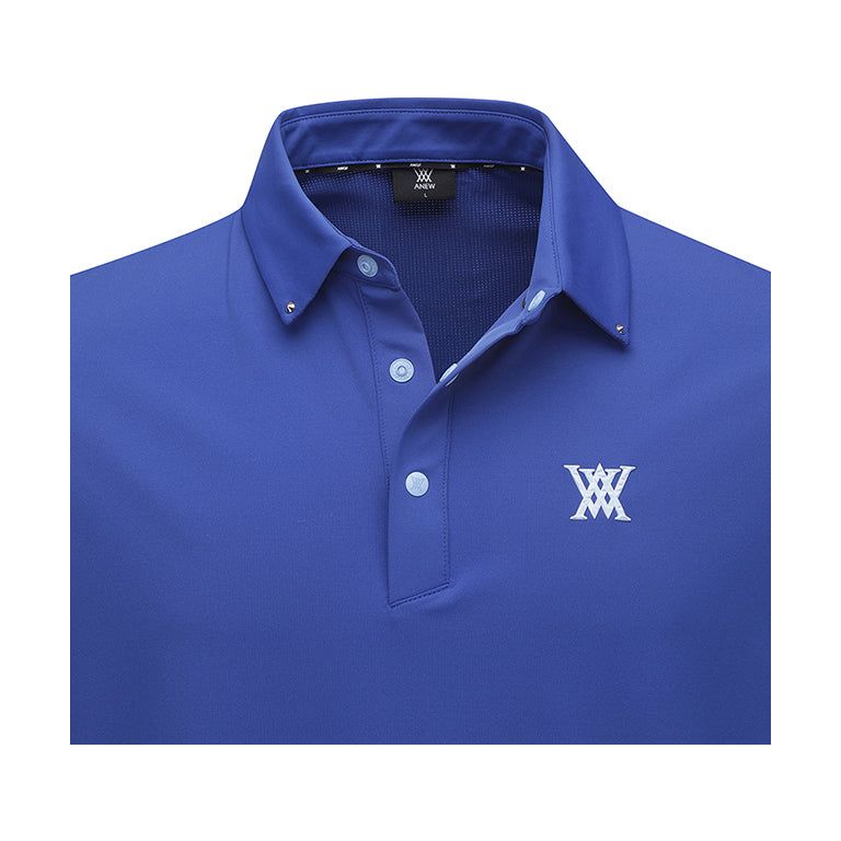 ANEW Golf: Men Sleeve Signature Logo T-Shirt - R/Blue