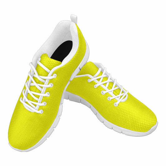 Sneakers For Men, Bright Yellow - Running Shoes