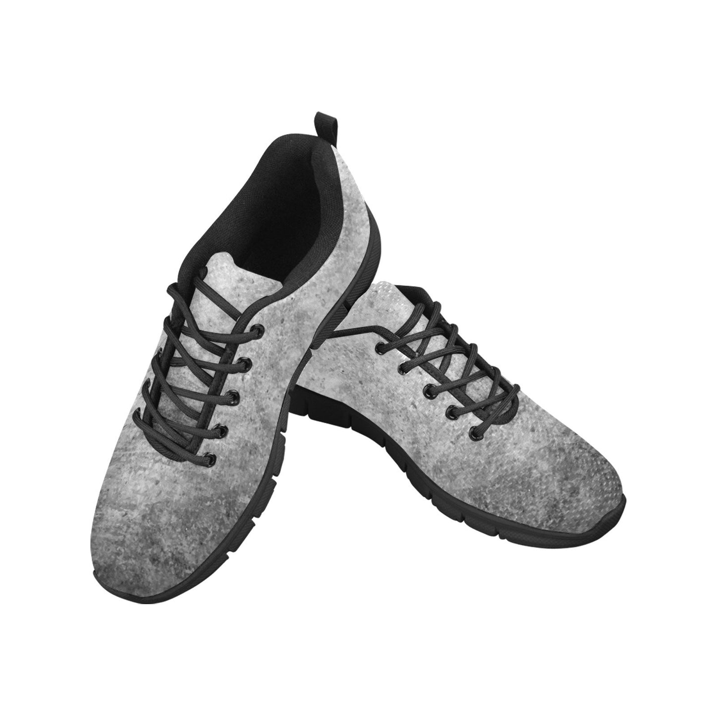 Womens Sneakers, Grey And Black Running Shoes