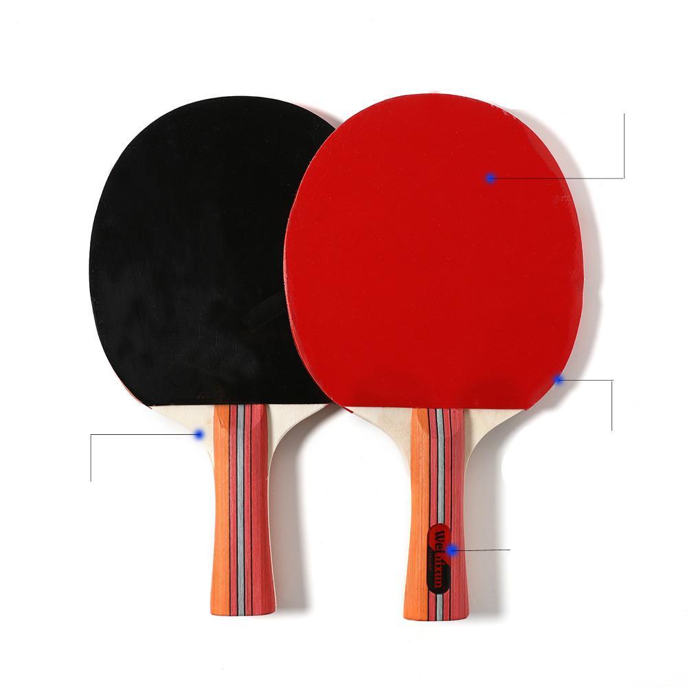 High Quality Double Reverse Rubber Ping Pong Racket