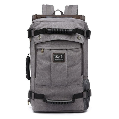 Large Canvas Waterproof Mountaineering Bag - Sportkyu