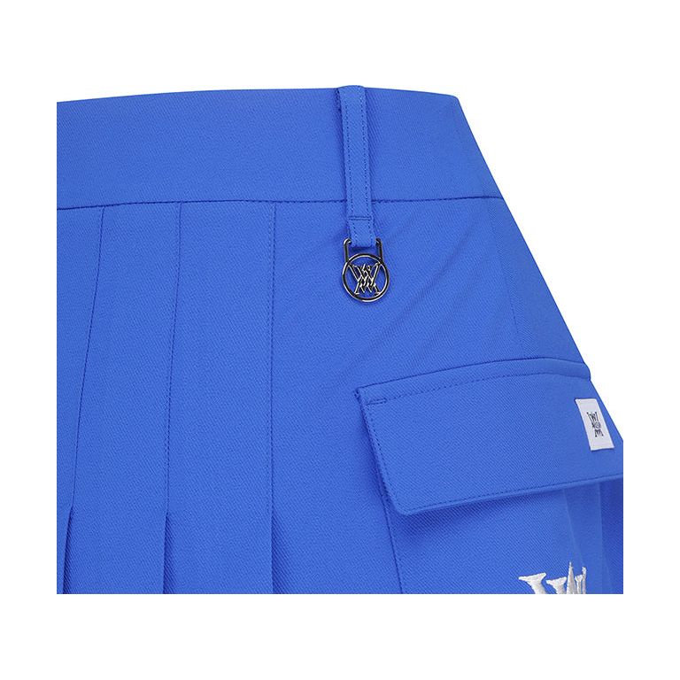 ANEW Golf: Women's Mini Pocket Point Pleated Skirt - Blue