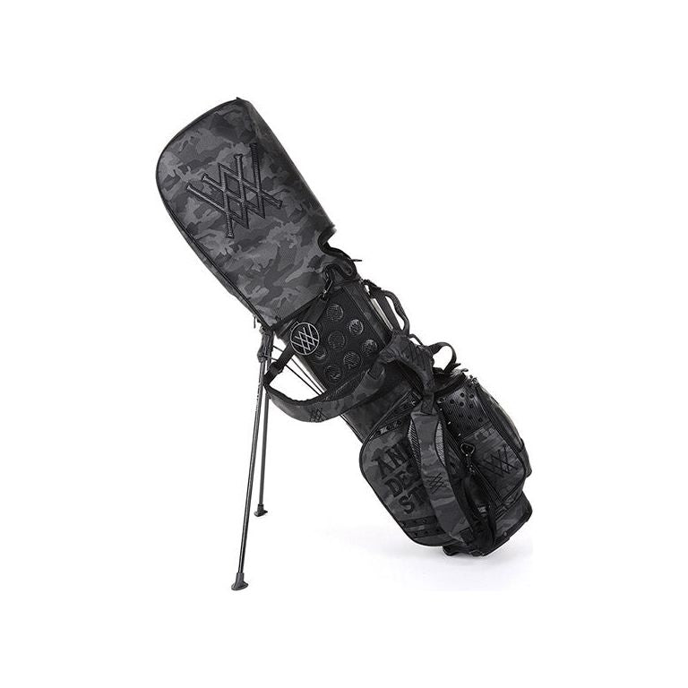 ANEW Golf: Dark Camo Stand Bag - Black