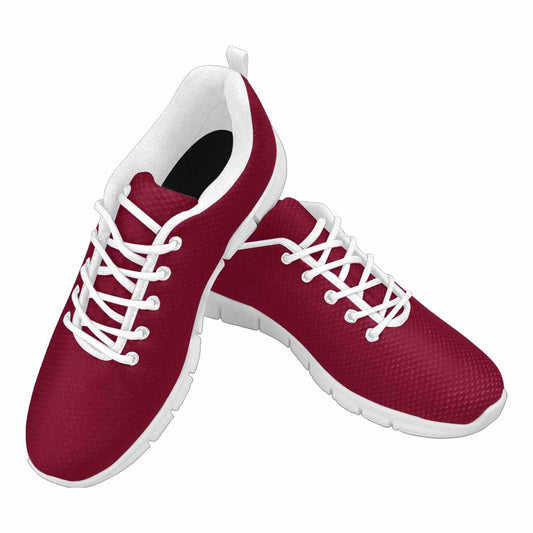 Sneakers For Men, Burgundy Red - Running Shoes