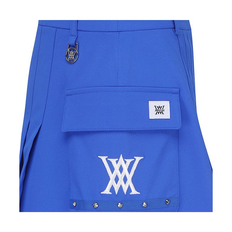 ANEW Golf: Women's Mini Pocket Point Pleated Skirt - Blue