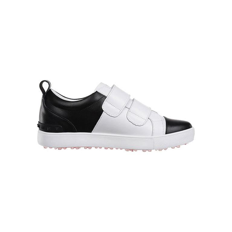 ANEW Golf: Men's Color Block Double Velcro Sneakers - Black