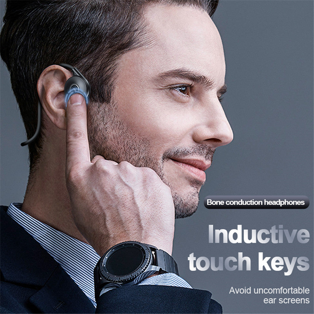 Bone Conduction Bluetooth Headset Long Detachable