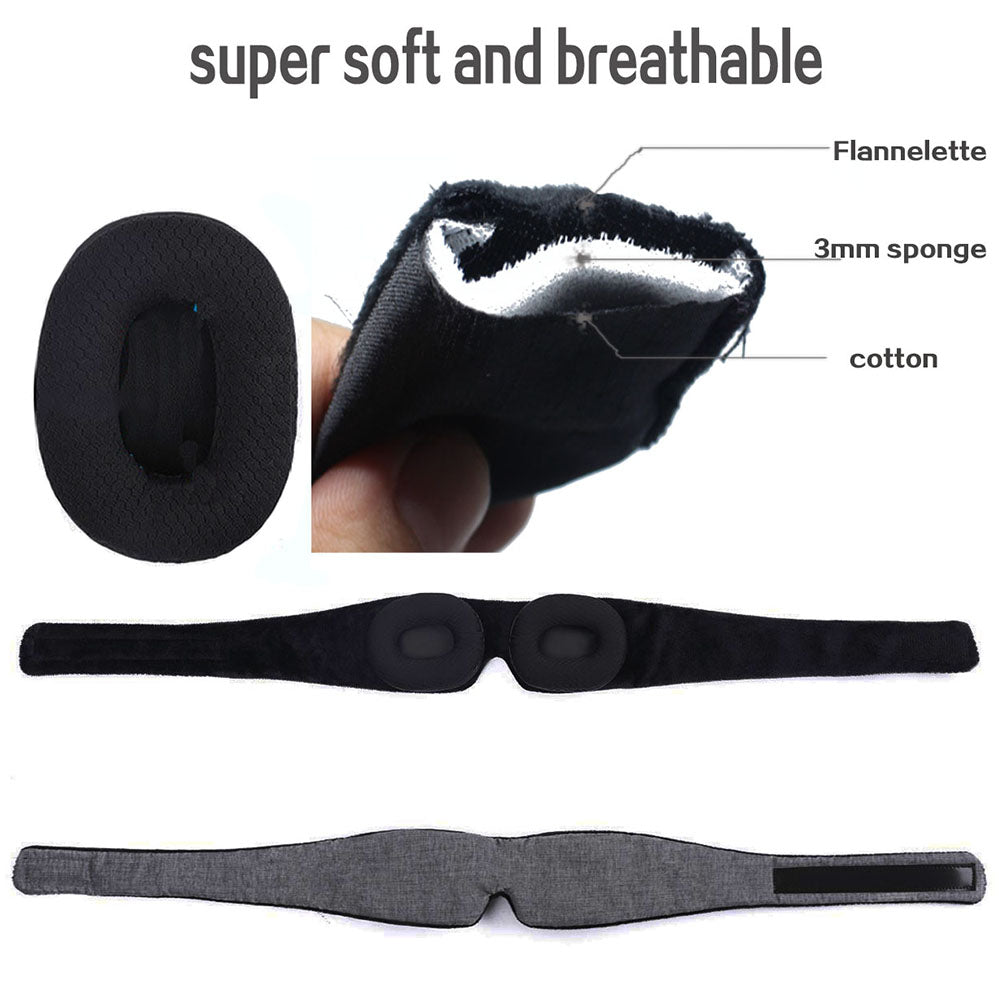 Eye Mask Manta Modular Adjustable 3D Breathable - Sportkyu