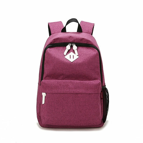 Large Capacity College Style Backpack For Men And Women