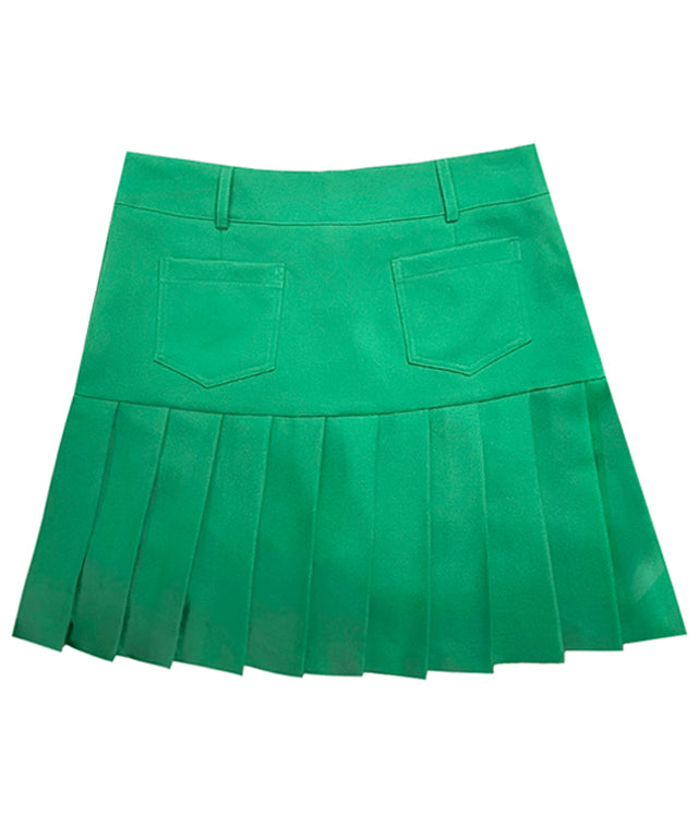 BENECIA 12 Asymmetric Culottes - Green