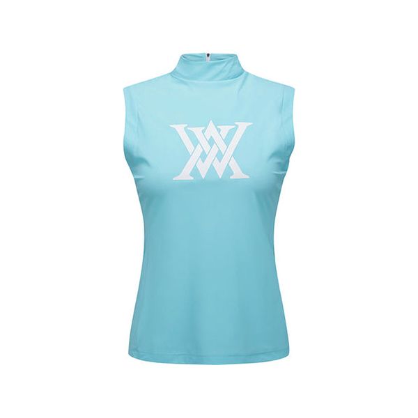 ANEW Golf: Women Front Logo Point Sleeveless - Light Green - Sportkyu