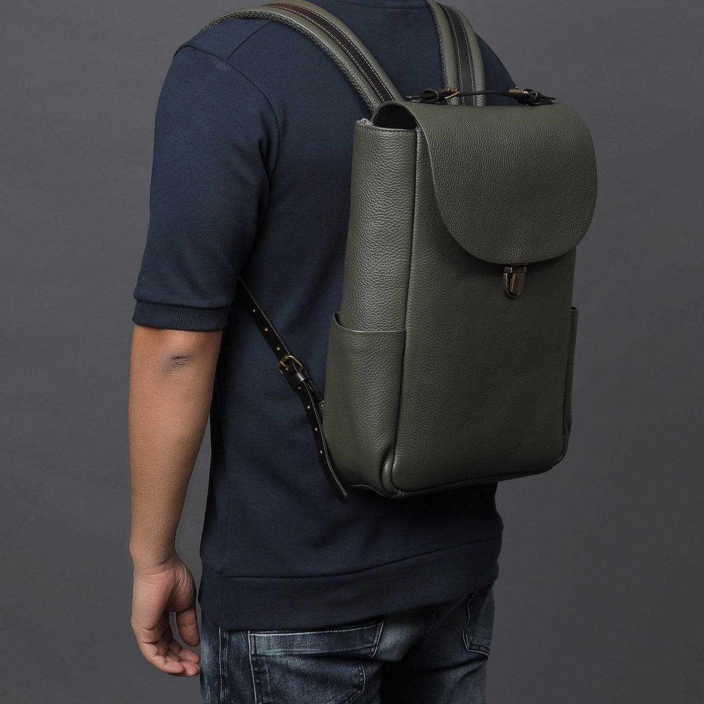 London Leather Backpack