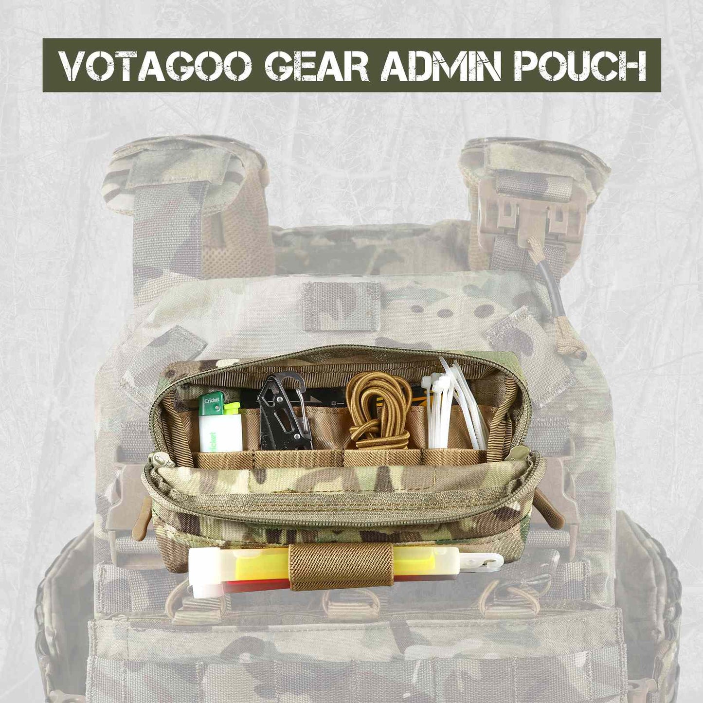Votagoo Tactical Molle Admin Pouch - Sportkyu