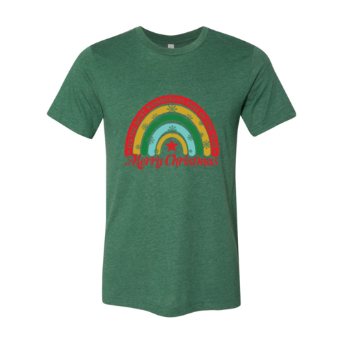 Christmas Rainbow With Snowflakes Shirt