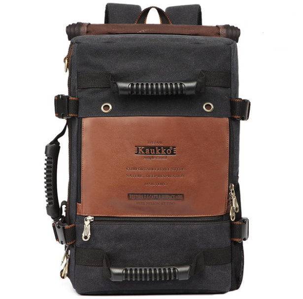 Large High Quality Canvas Travel Mountaineering Backpack - Sportkyu