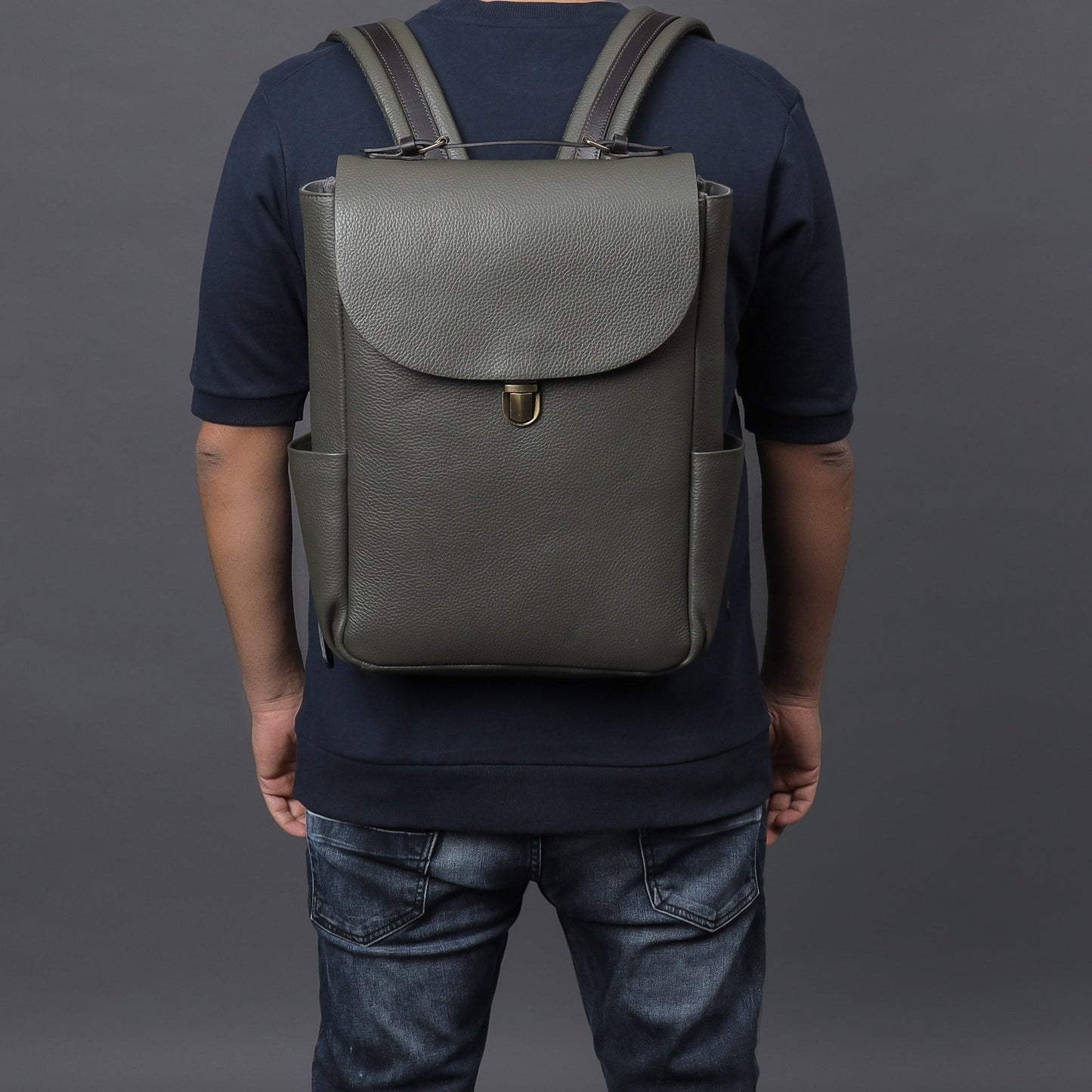 London Leather Backpack