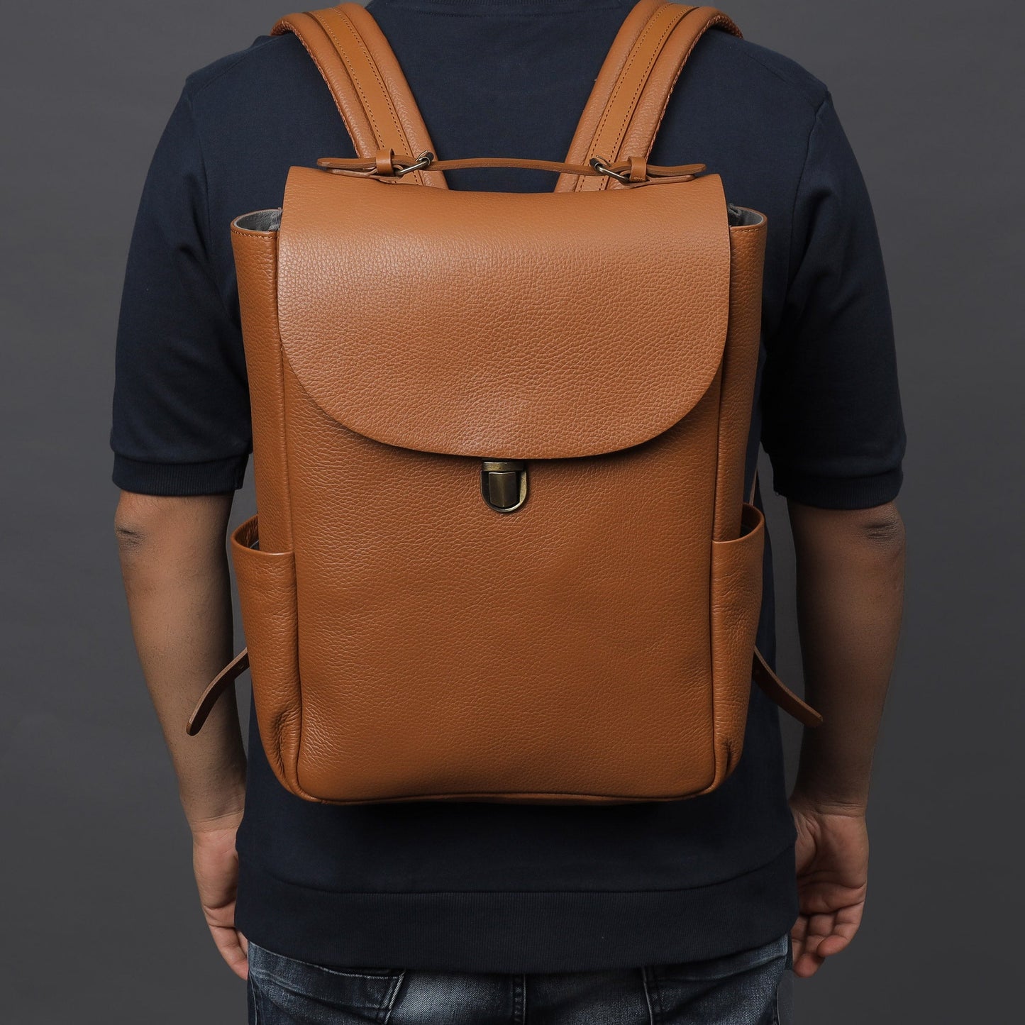 London Leather Backpack