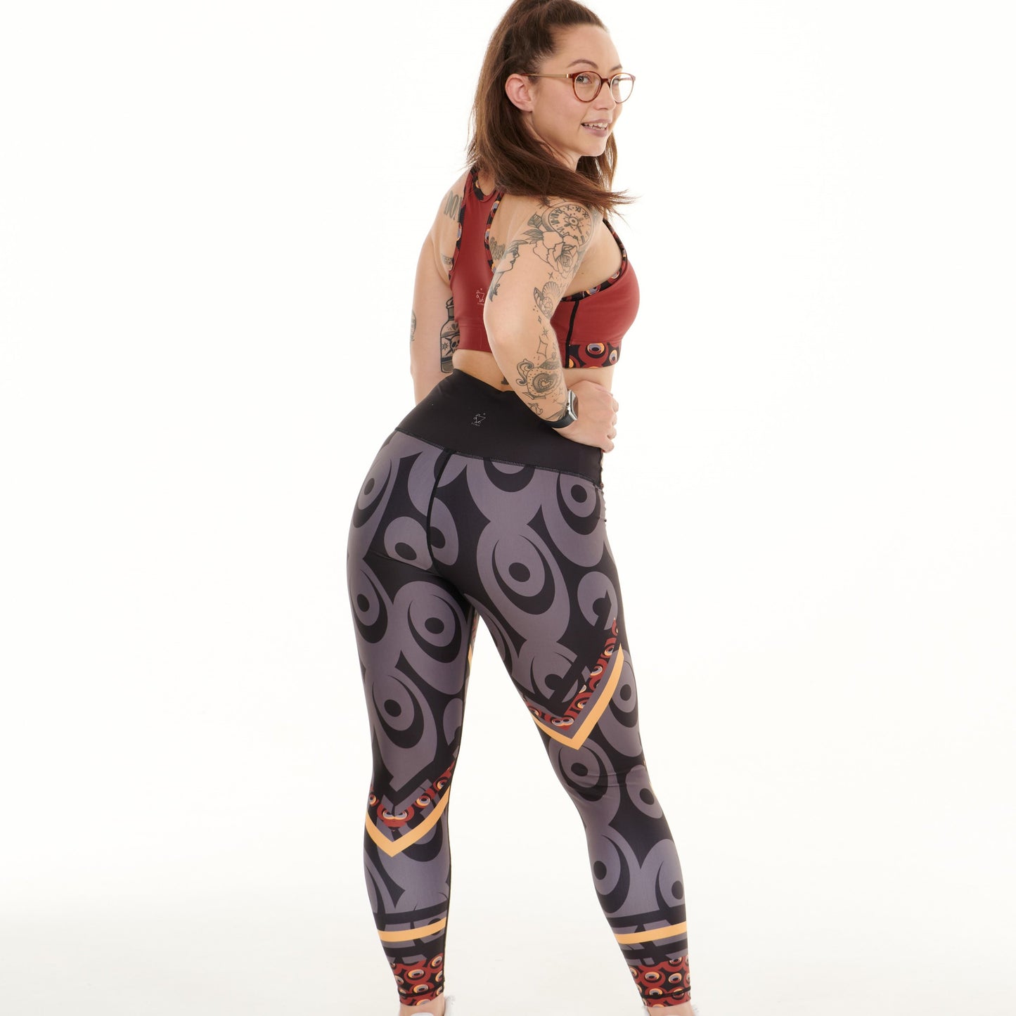 Siefay On Iron Red Splash Leggings