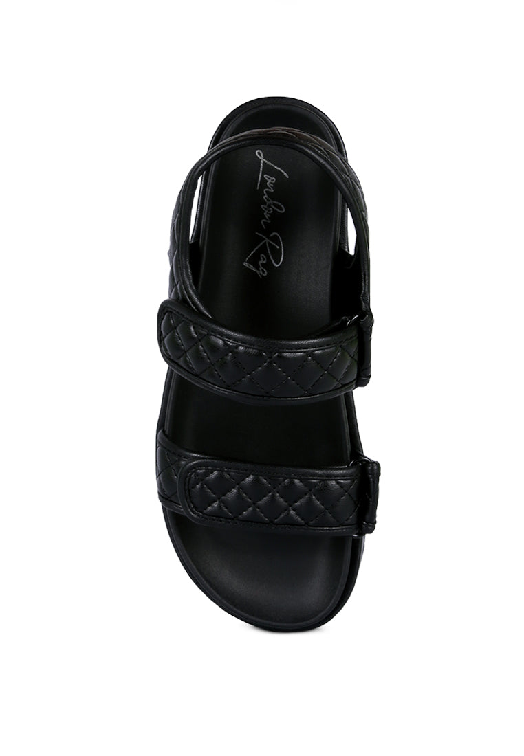 Anvil Quilted Platform Sandals