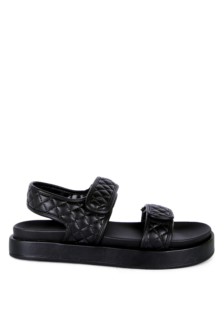 Anvil Quilted Platform Sandals