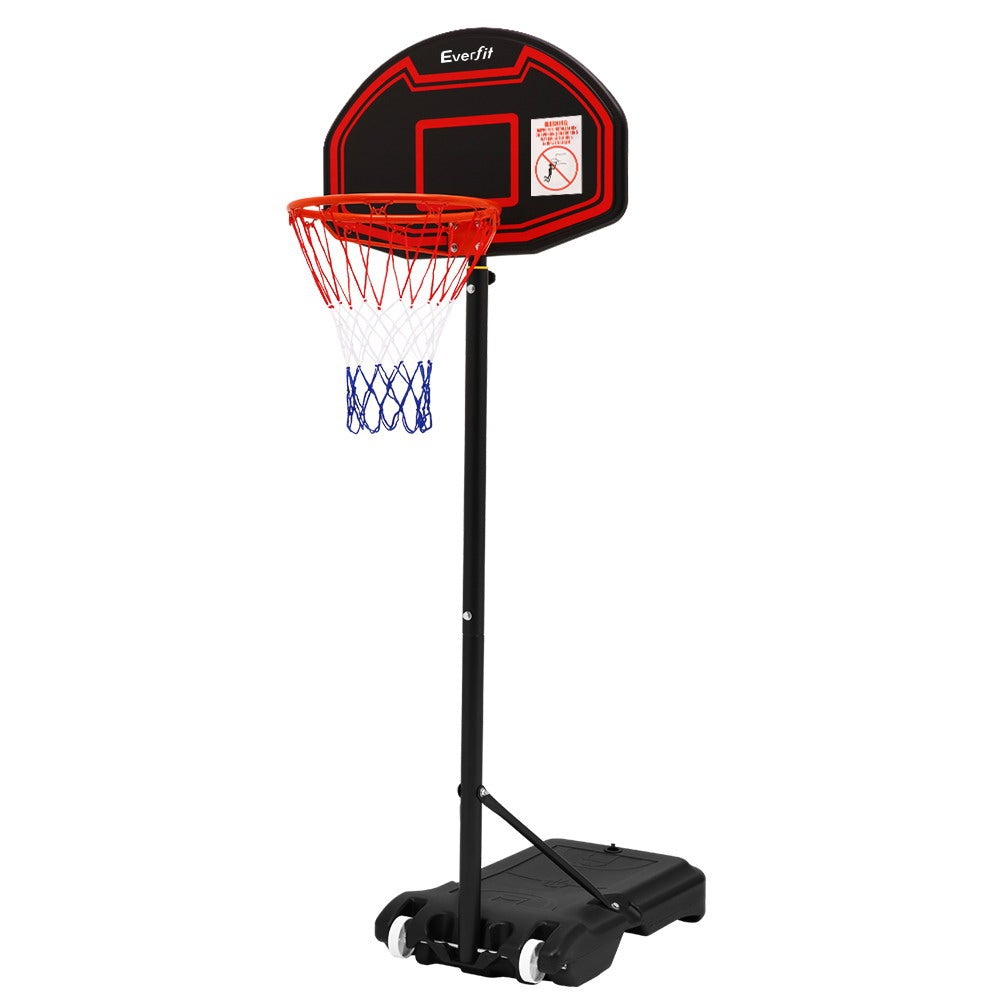 Everfit 2.1M Adjustable Portable Basketball Stand Hoop System Rim