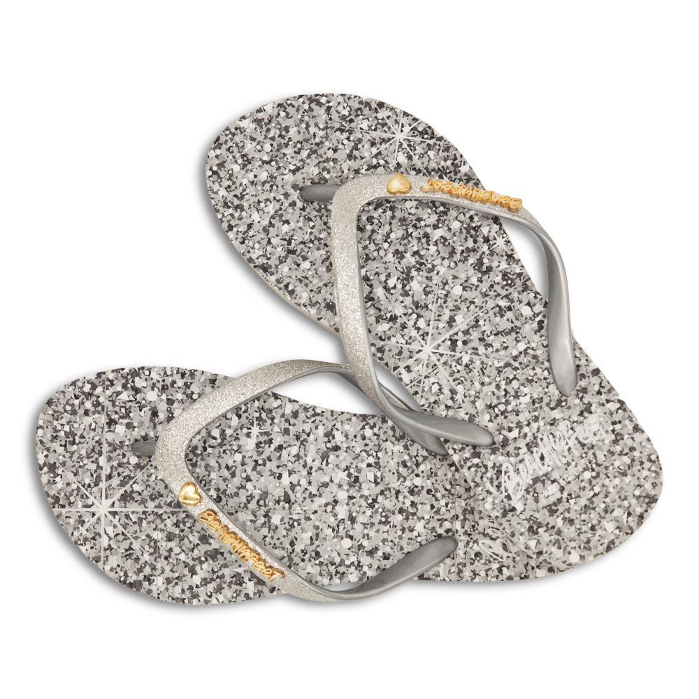 BeachyFeet® - Silver Shimmer