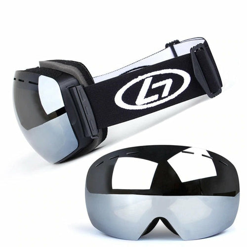 Ski Goggles Double Layers UV Anti-fog Big Ski Mask Glasses Skiing Snow