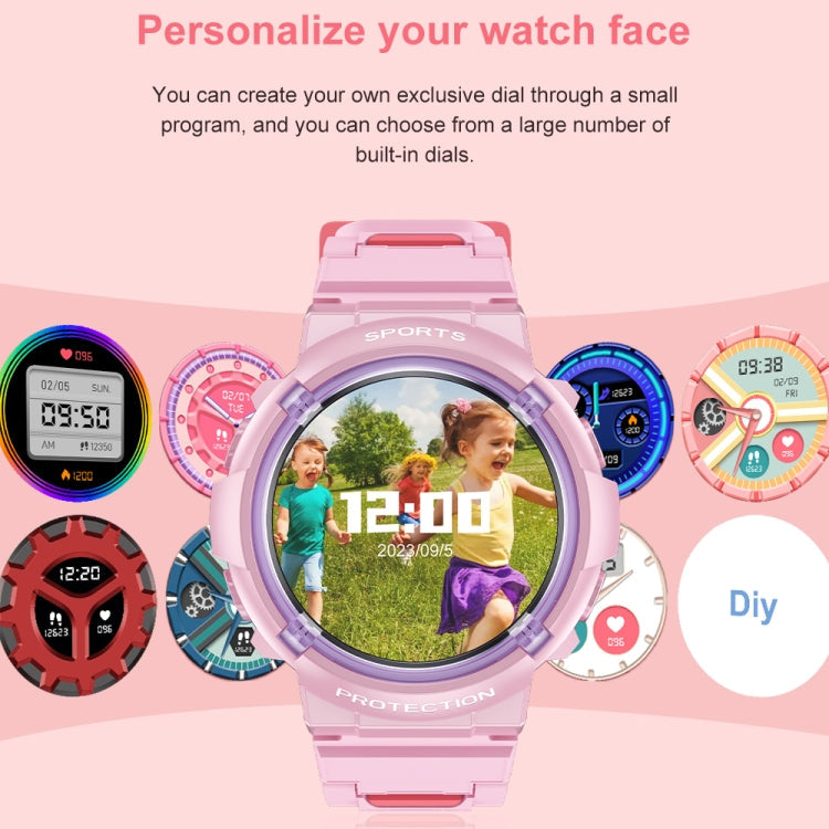 HT19 1.2 inch Round Screen IP68 Children Smart Watch, Support Sleep