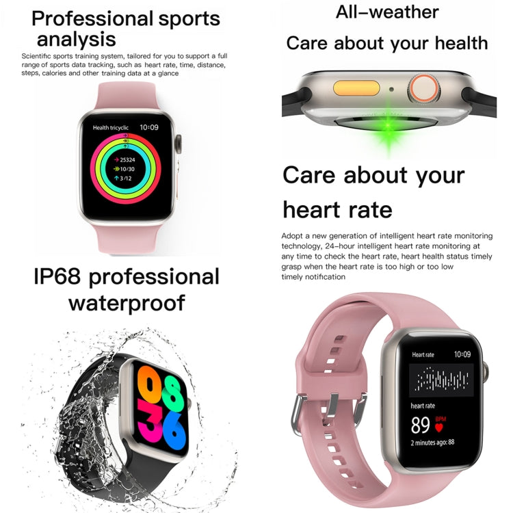 Q9 Smart Bracelet, 2.01 inch Waterproof Smart Watch, BT Call / Heart