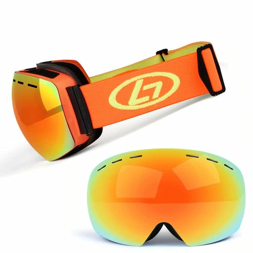 Ski Goggles Double Layers UV Anti-fog Big Ski Mask Glasses Skiing Snow