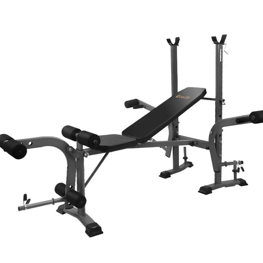 Everfit Multi-Station-Hantelbankdrücken-Fitness-Gewichtsausrüstung