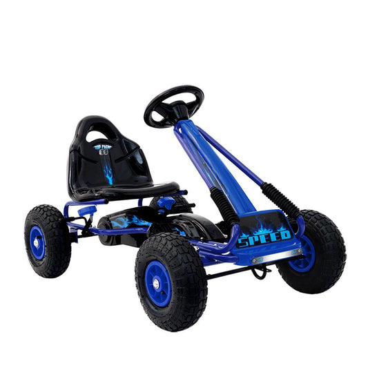 Rigo Kinderpedaal Go Kart Autorit op speelgoed Racefiets Rubberen band