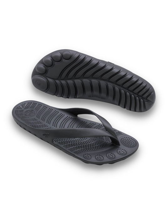 NIGHT PLATINUM FLIP FLOPS BY GUDO