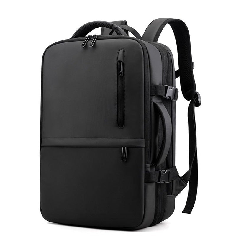 Man's Business Backpack High-Quality Nylon Notebook Backbag USB - Sportkyu