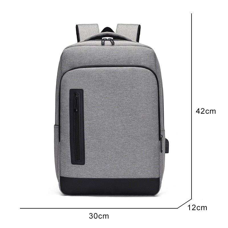 Business Backpacks For Men Multifunctional USB Charging Bag Waterproof - Sportkyu