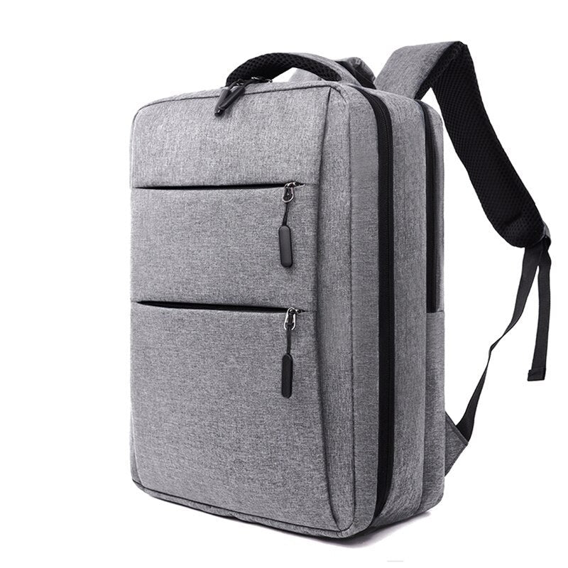 Business Man Backpack Waterproof Oxford Cloth Bag Multifunctional USB - Sportkyu