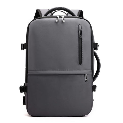 Man's Business Backpack High-Quality Nylon Notebook Backbag USB - Sportkyu