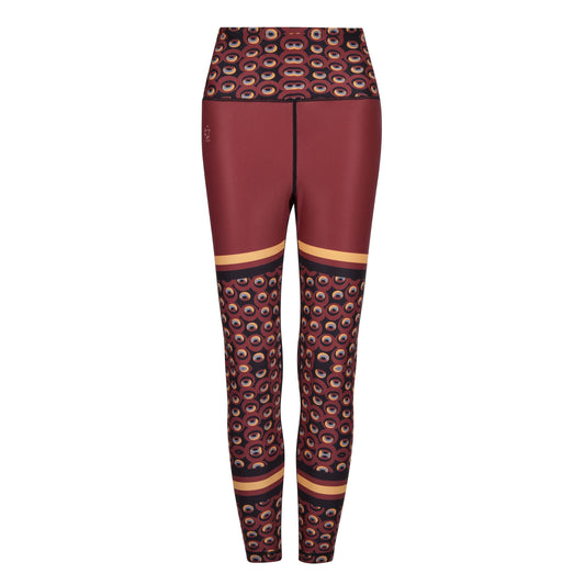 Siefay op ijzerrode funky legging