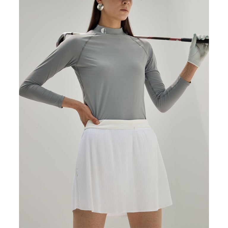 Anell Golf Light Pleated Skirt - White - Sportkyu