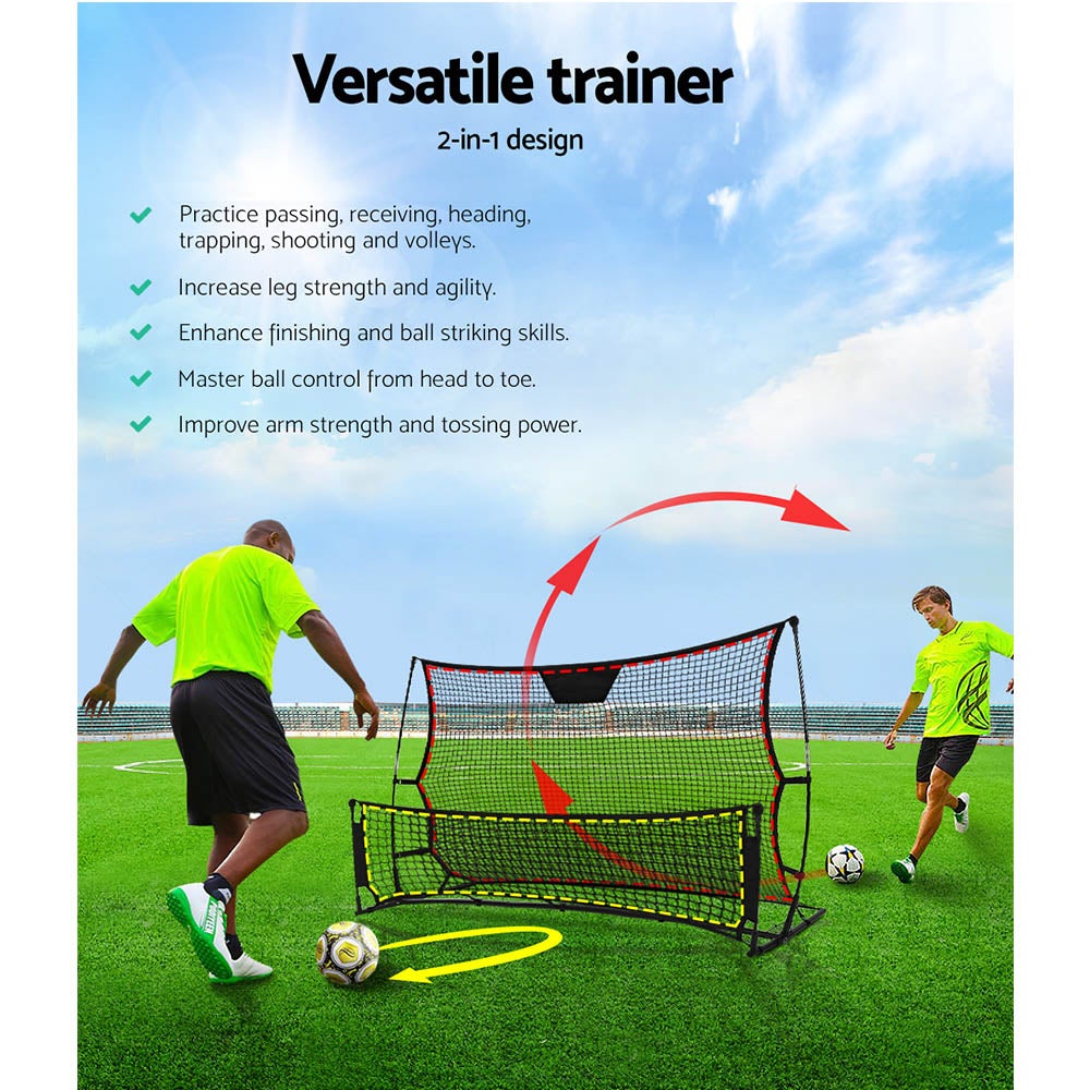 Everfit Portable Soccer Rebounder Net Volley Training Football Goal - Sportkyu