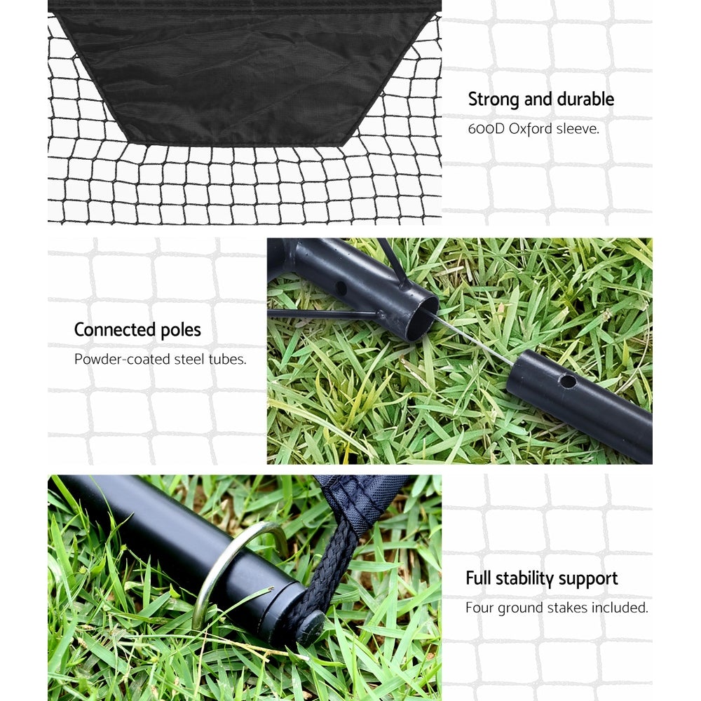 Everfit Portable Soccer Rebounder Net Volley Training Football Goal - Sportkyu