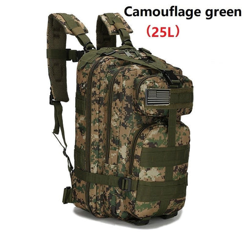 25L/50L Army Military Tactical Backpack Large Hiking Backpacks Bags