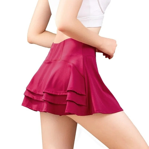 Cloud Hide Women Golf Tennis Skirts Sports Pocket Pleated Skirt