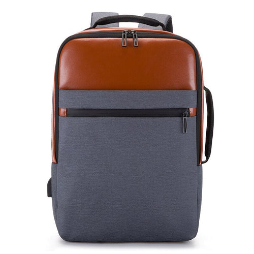 Business Backpack For Men Large Capacity USB Charging Bag Male - Sportkyu