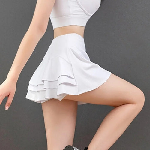 Cloud Hide Women Golf Tennis Skirts Sports Pocket Pleated Skirt