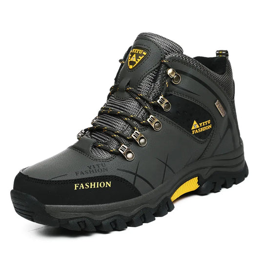 Merk Heren Winter Snowboots Waterdichte lederen sneakers Super warm