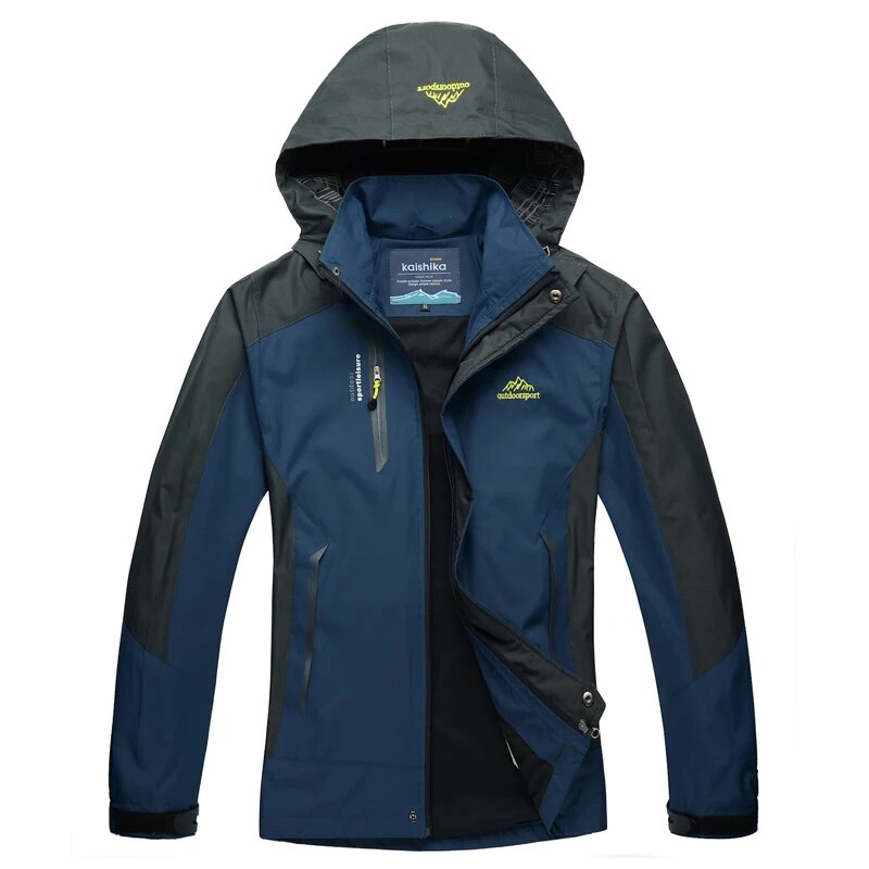 Men Boy Thermal Little Waterproof Jacket Black Outdoor Sport