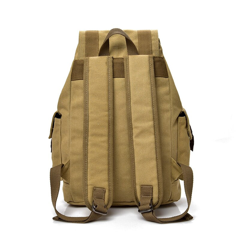 School Hiking Canvas Travel Outdoor Sports Backpack for Men