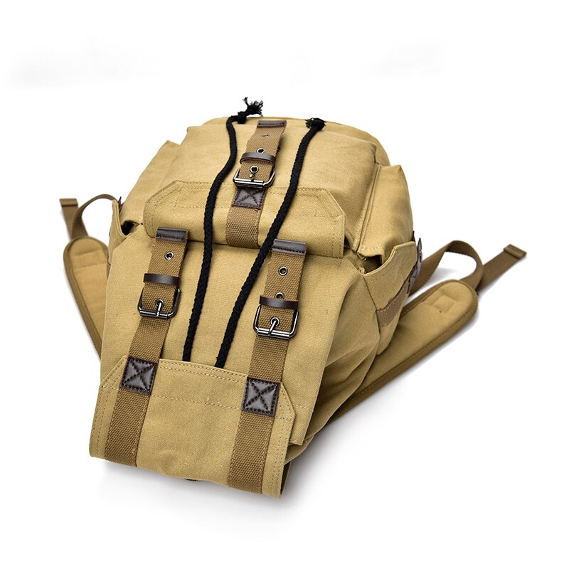 School Hiking Canvas Travel Outdoor Sports Backpack for Men